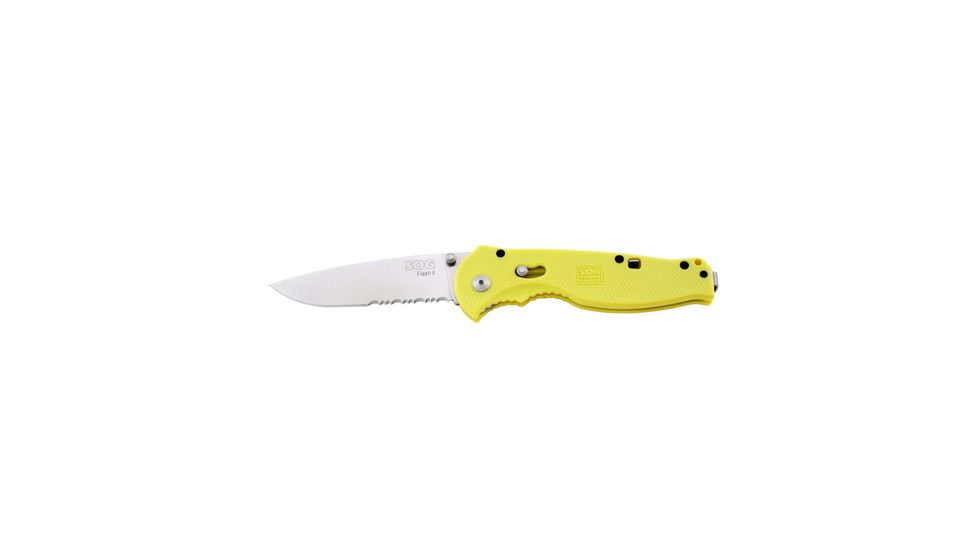 SOG Specialty Knives &amp; Tools Flash Ii - Partially Serrated - YFSA98-CP