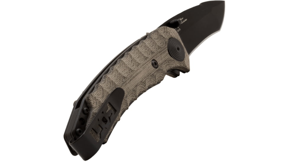 SOG Specialty Knives &amp; Tools Kiku Assisted Folding Knife, Black, KU-3004