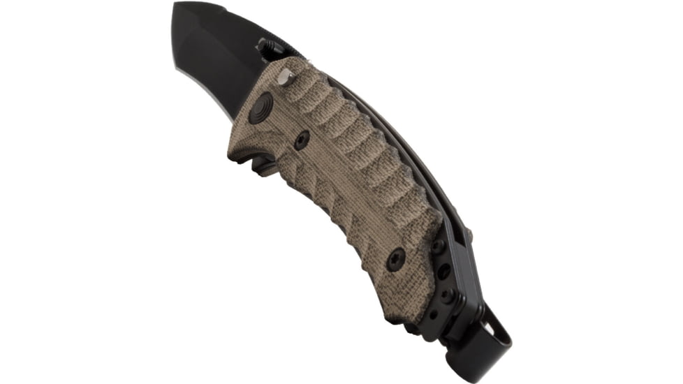 SOG Specialty Knives &amp; Tools Kiku Assisted Folding Knife, Black, KU-3004