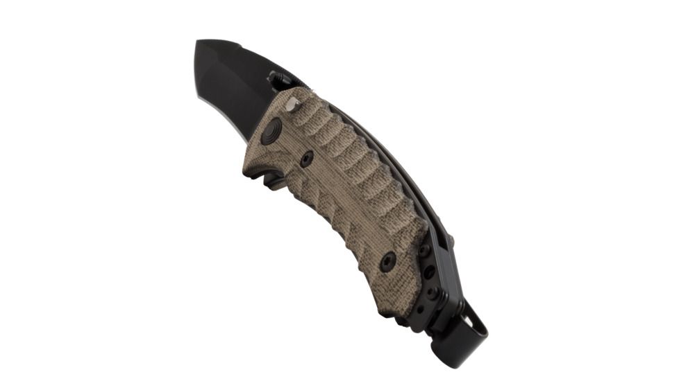 SOG Specialty Knives &amp; Tools Kiku Assisted VG10 Folding Knife, Black, KU-3002