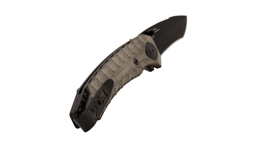 SOG Specialty Knives &amp; Tools Kiku Assisted VG10 Folding Knife, Black, KU-3002