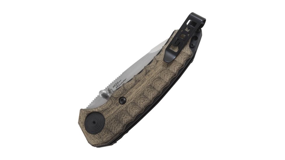 SOG Specialty Knives &amp; Tools Kiku Assisted VG10 Folding Knife, Satin, KU-3001