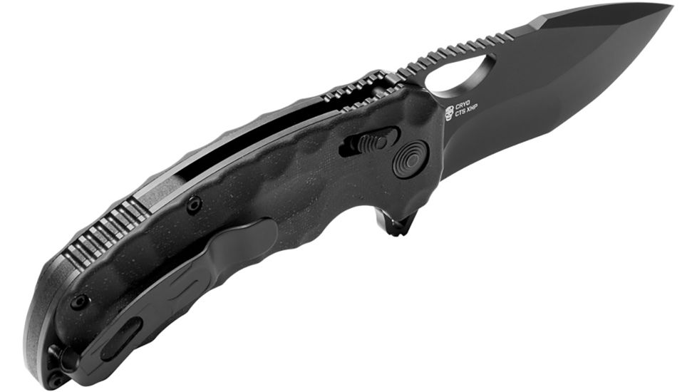 SOG Specialty Knives &amp; Tools Kiku XR Folding Knife, Black, 12-27-02-57