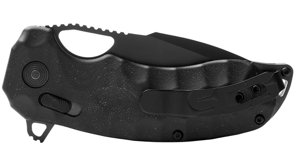 SOG Specialty Knives &amp; Tools Kiku XR Folding Knife, Black, 12-27-02-57