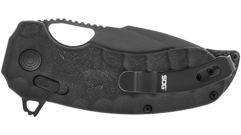 SOG Specialty Knives &amp; Tools Kiku XR LTE, Blackout, 12-27-04-57