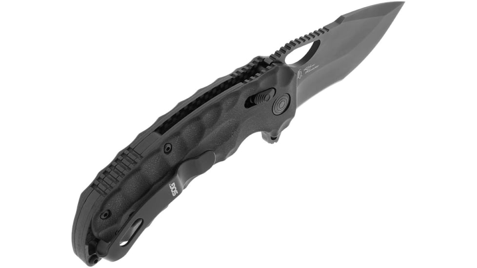 SOG Specialty Knives &amp; Tools Kiku XR LTE, Blackout, 12-27-04-57
