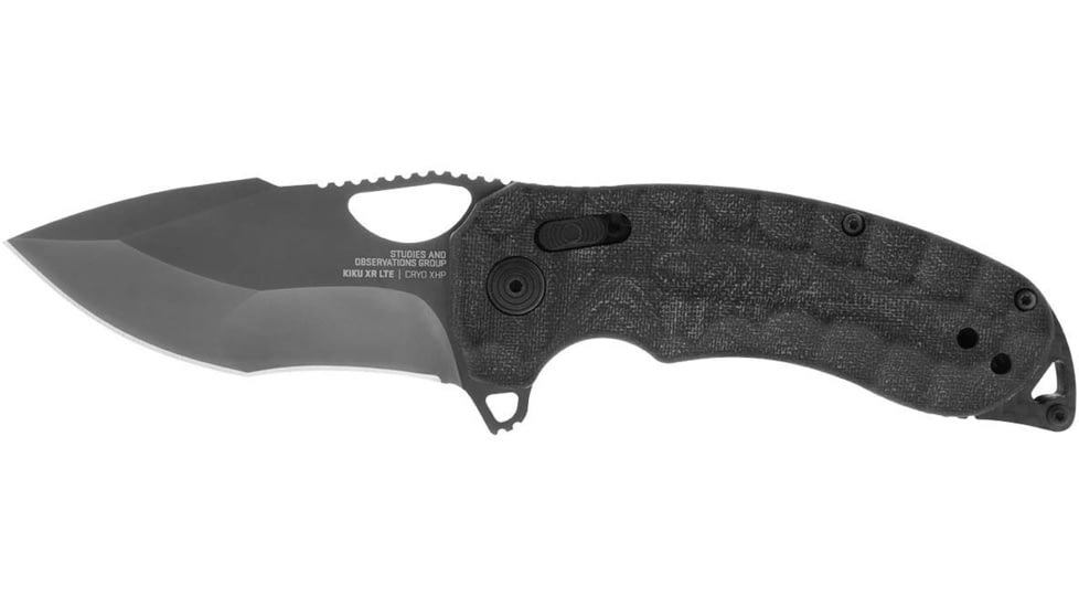 SOG Specialty Knives &amp; Tools Kiku XR LTE, Blackout, 12-27-04-57