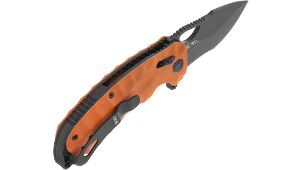 SOG Specialty Knives &amp; Tools Kiku XR LTE, Orange G10, 12-27-03-57