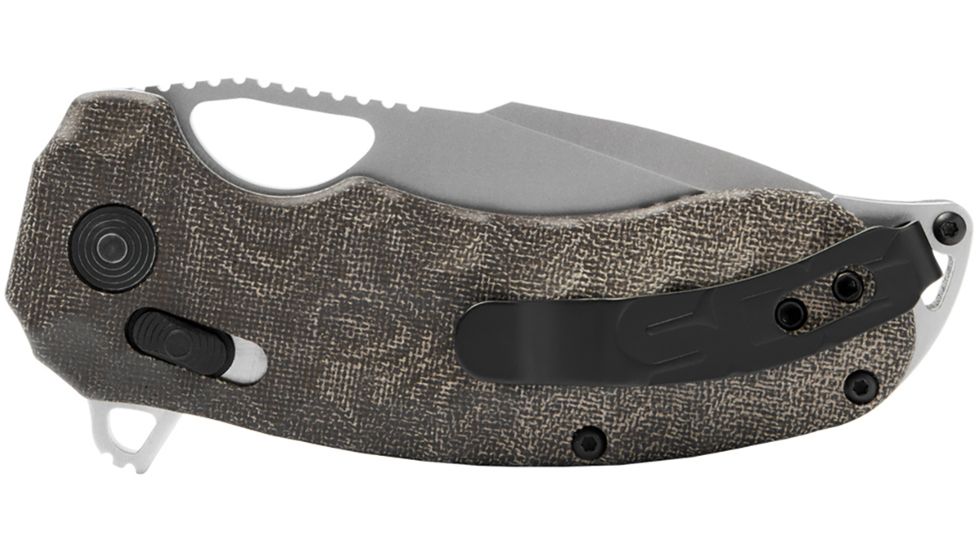 SOG Specialty Knives &amp; Tools Kiku XR Satin Folding Knife, Silver, 12-27-01-57