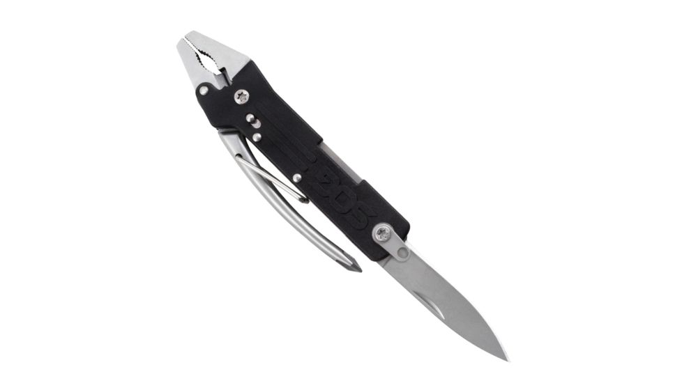 SOG Specialty Knives &amp; Tools Micro ToolClip Multi-Tool, Bead Blast, TC1001-CP