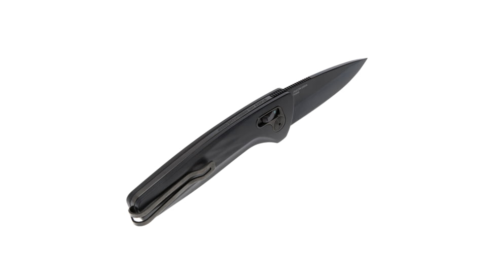SOG Specialty Knives &amp; Tools One-Zero Auto Folding Knives, Black/Chrome, SOG-15-73-01-57