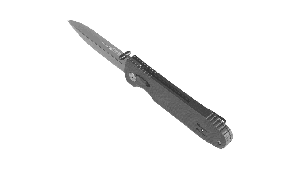 SOG Specialty Knives &amp; Tools Pentagon XR LTE Folding Knives, 3.6in, Straight Edge, CRYO CTS XHP Steel, Spear Point, Black, G10 Handle, SOG-12-61-05-57