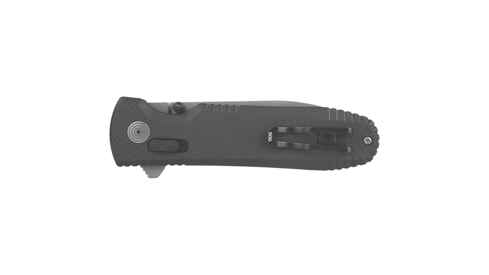 SOG Specialty Knives &amp; Tools Pentagon XR LTE Folding Knives, 3.6in, Straight Edge, CRYO CTS XHP Steel, Spear Point, Black, G10 Handle, SOG-12-61-05-57
