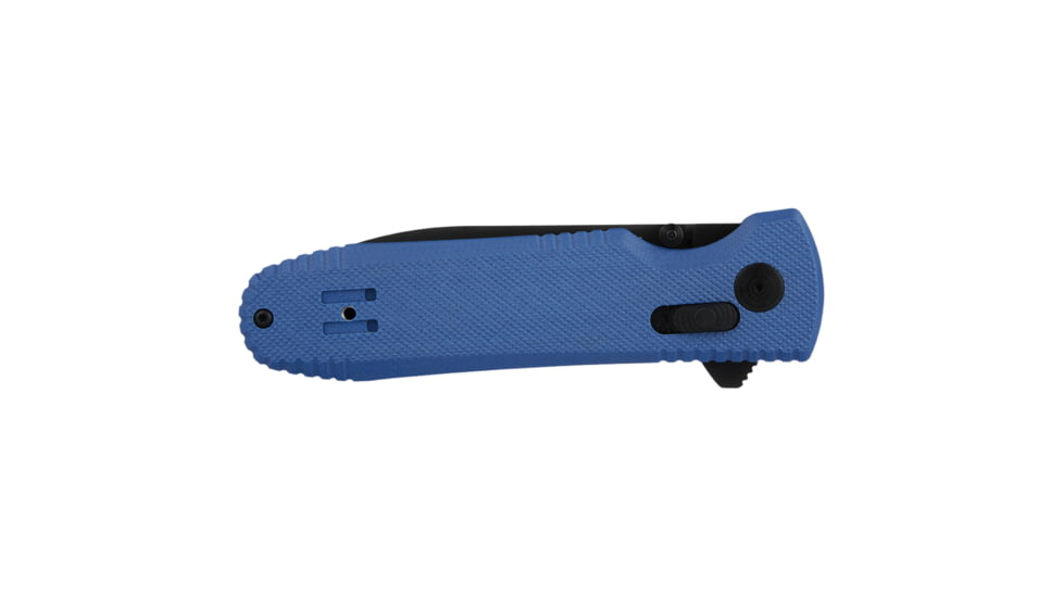 SOG Specialty Knives &amp; Tools Pentagon XR LTE Folding Knives, 3.6in, Straight Edge, CTS XHP Steel, Spear Point, Blue, G10 Handle, SOG-12-61-06-57