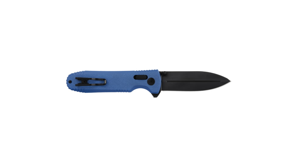 SOG Specialty Knives &amp; Tools Pentagon XR LTE Folding Knives, Black/Blue, SOG-12-61-06-57