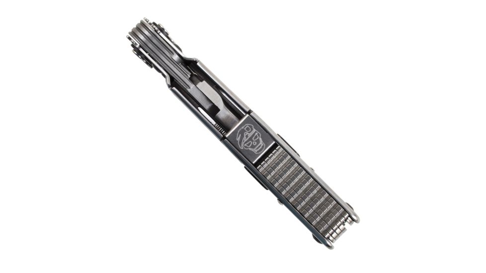 SOG Specialty Knives &amp; Tools PowerGrab Fabric Sheath Multi-Tool, w/ Hex Bit Kit, Satin, PM1001N-CP