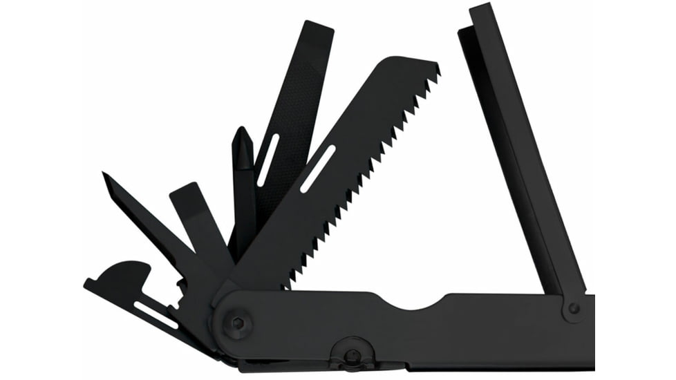 SOG Specialty Knives &amp; Tools Powerlock EOD Scissors Multi-Tool w/ Nylon Sheath, Black Oxide Finish, Black/Black, SOG-B61N-CP