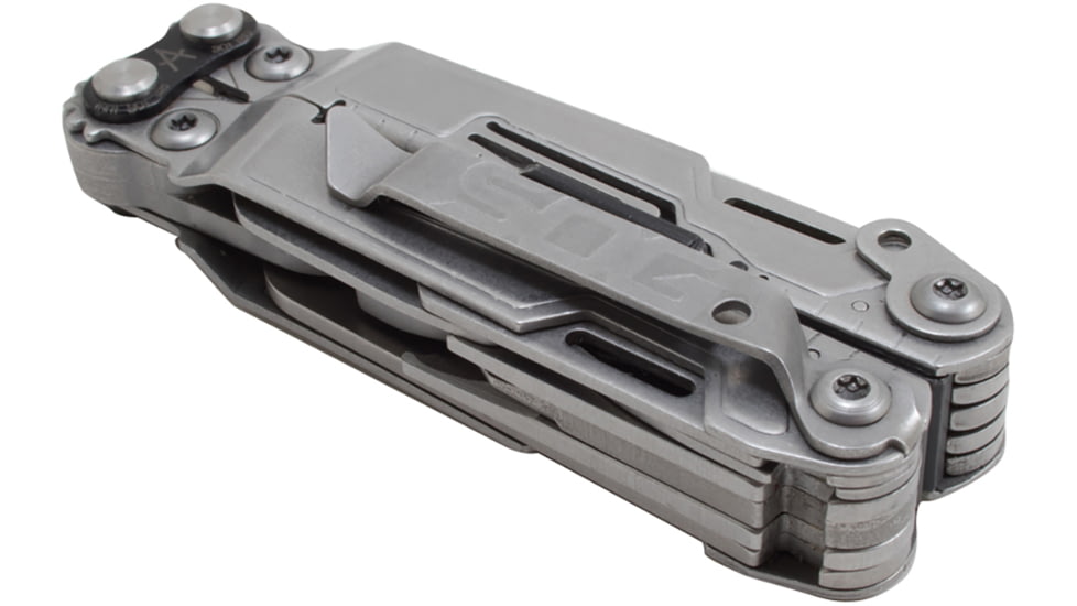 SOG Specialty Knives &amp; Tools PowerPint Multi-Tools, Stainless Steel Blade, Stone Wash Finish, Grey/Grey, SOG-PP1001-CP