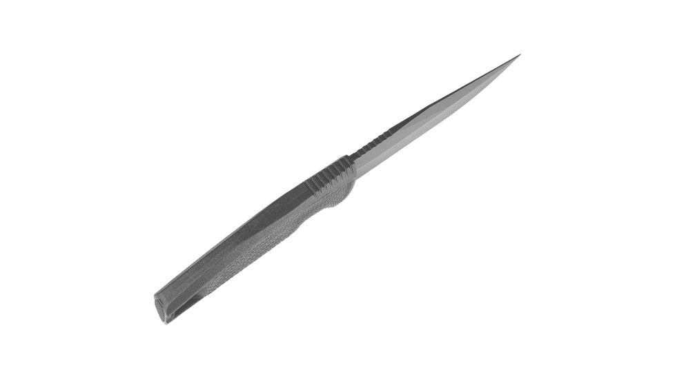 SOG Specialty Knives &amp; Tools Recondo FX Fixed Blade Knives, 4.6in, Straight Edge, CRYO 440C Steel, Spear Point, Black, GRN / TPU Handle, Black, SOG-17-22-01-57