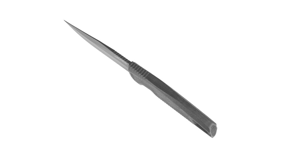 SOG Specialty Knives &amp; Tools Recondo FX Fixed Blade Knives, 4.6in, Straight Edge, CRYO 440C Steel, Spear Point, Black, GRN / TPU Handle, Black, SOG-17-22-01-57