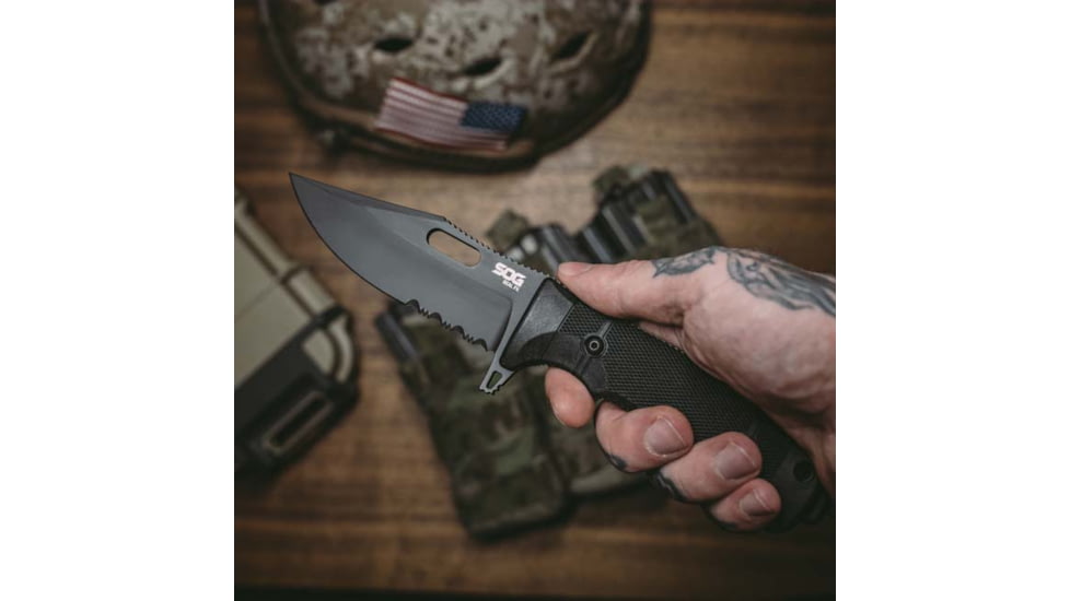SOG Specialty Knives &amp; Tools Seal Fx Partially Serrated - 17-21-01-57