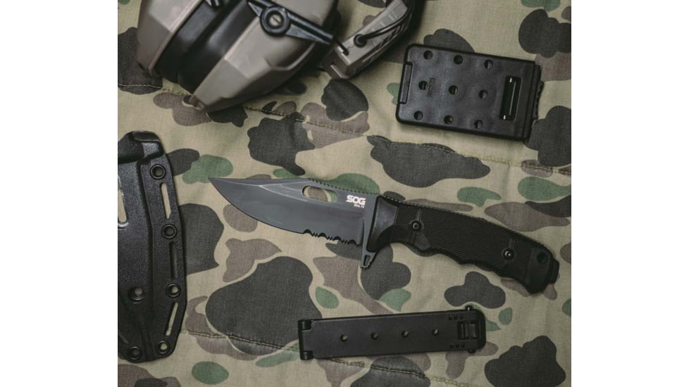 SOG Specialty Knives &amp; Tools Seal Fx Partially Serrated - 17-21-01-57