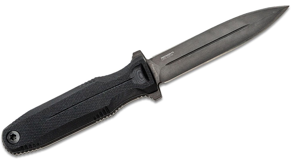 Sog Specialty Knives & Tools Sog Knife Pentagon Fx Blackout 4.77 Dbl Edge Blade Blackout