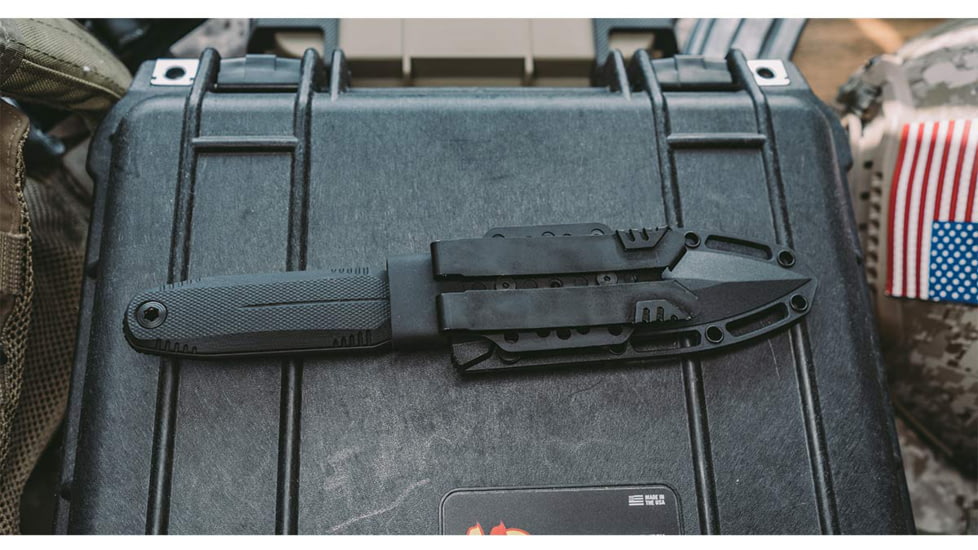 Sog Specialty Knives & Tools Sog Knife Pentagon Fx Blackout 4.77 Dbl Edge Blade Blackout