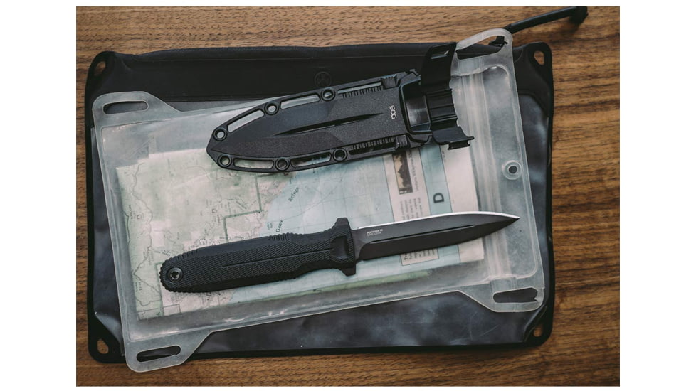 Sog Specialty Knives & Tools Sog Knife Pentagon Fx Blackout 4.77 Dbl Edge Blade Blackout