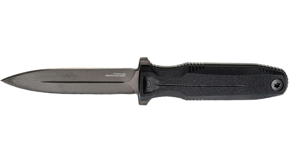 Sog Specialty Knives & Tools Sog Knife Pentagon Fx Blackout 4.77 Dbl Edge Blade Blackout