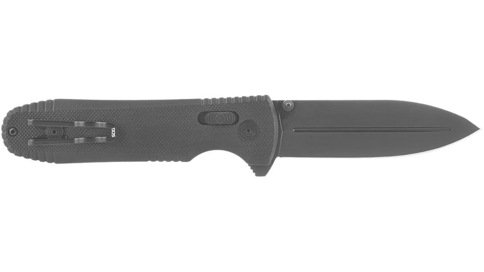 Sog Specialty Knives &amp; Tools Sog Knife Pentagon Xr Blackout 3.6 Spear Point Bld Blackout
