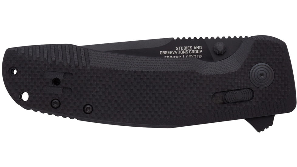 Sog Specialty Knives &amp; Tools Sog Knife Sog-tac Au Black 3.43 Pln Edge Tanto Black