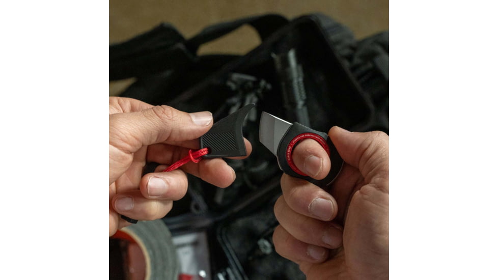 Sog Specialty Knives &amp; Tools Sog Rapid Edge Emergenzy Tool Black/red Ss Blade