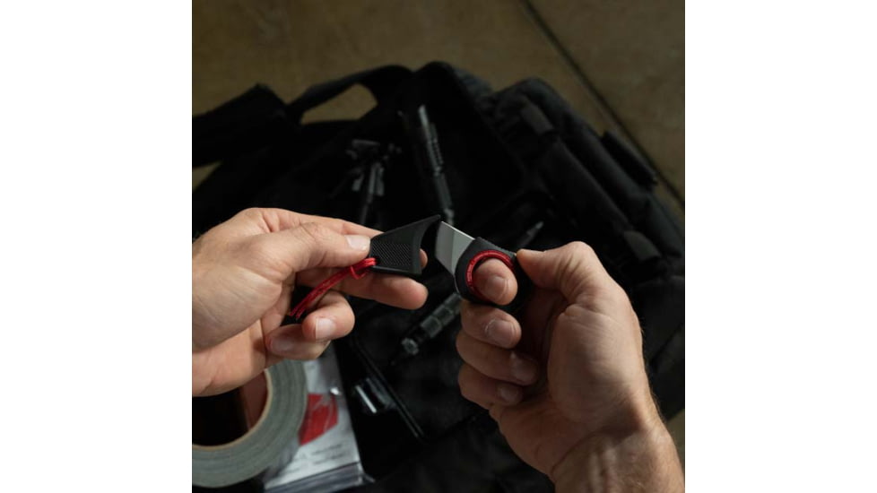 Sog Specialty Knives &amp; Tools Sog Rapid Edge Emergenzy Tool Black/red Ss Blade