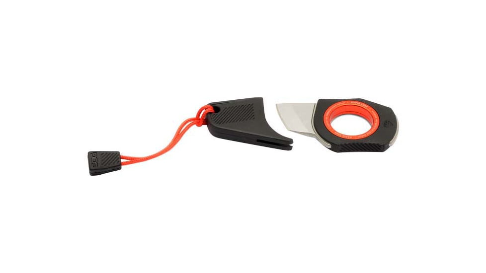 Sog Specialty Knives &amp; Tools Sog Rapid Edge Emergenzy Tool Black/red Ss Blade