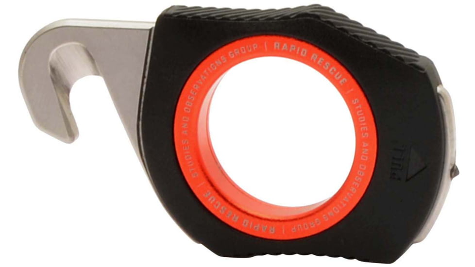 SOG Specialty Knives &amp; Tools Rapid Rescue Emercency Tool, SS, Ambidextrous, Black/Red Glass Reinforced Nylon Handle, SOG26300443