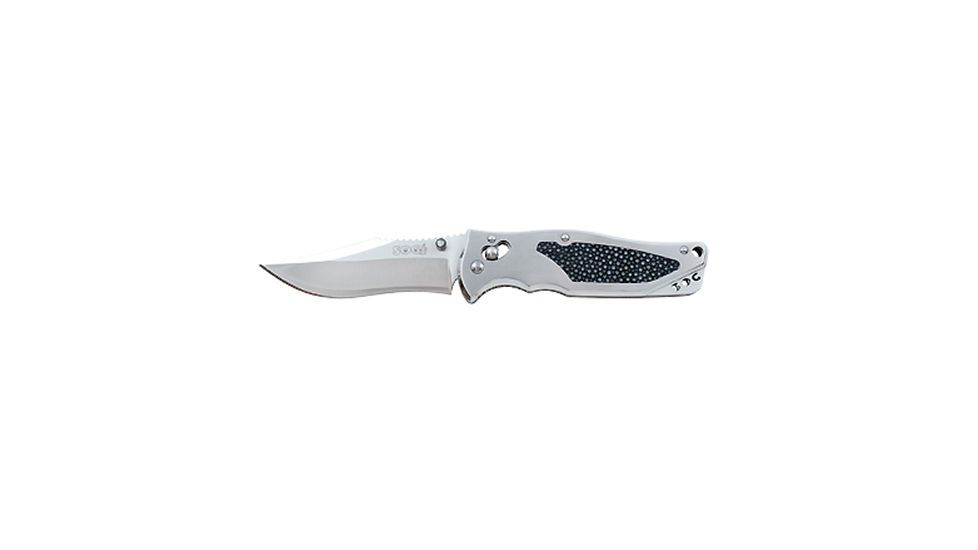 SOG Specialty Knives &amp; Tools Stingray 2.0 Knive, 3in VG-10 Core Laminated With 420J2 Stainless Steel Blade, Stainless w/ Stingray Hide Inlay Handle, Stingray, SR-05