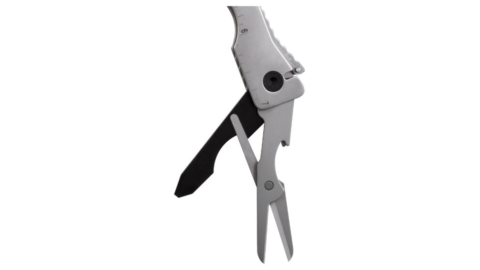 SOG Specialty Knives &amp; Tools Sync II Traveler Detachable Multi - Tool with Belt Buckle, 12 Tools, 5.8in, Black, SN1012-CP