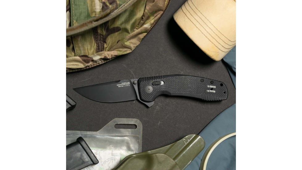 SOG Specialty Knives &amp; Tools -tac Xr Black Out - 12-38-01-41
