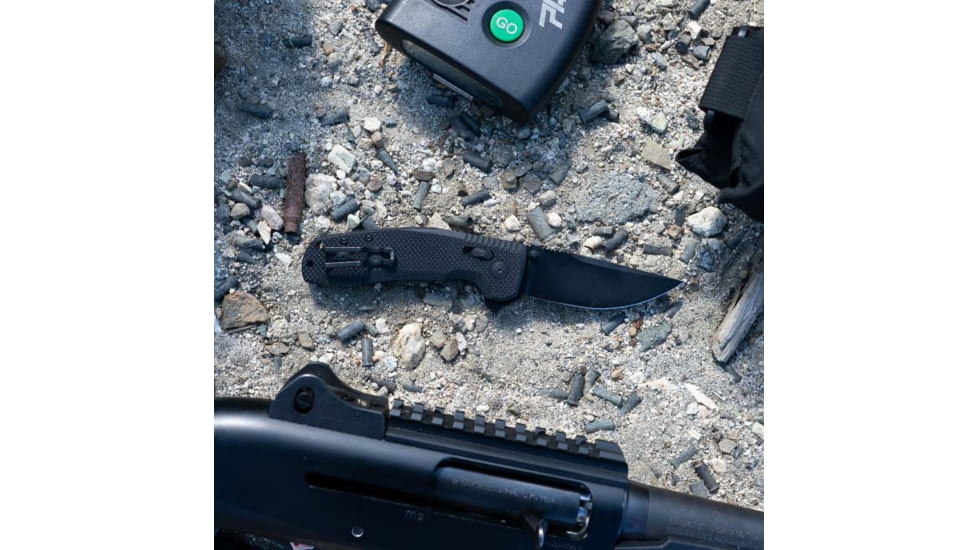 SOG Specialty Knives &amp; Tools -tac Xr Black Out - 12-38-01-41