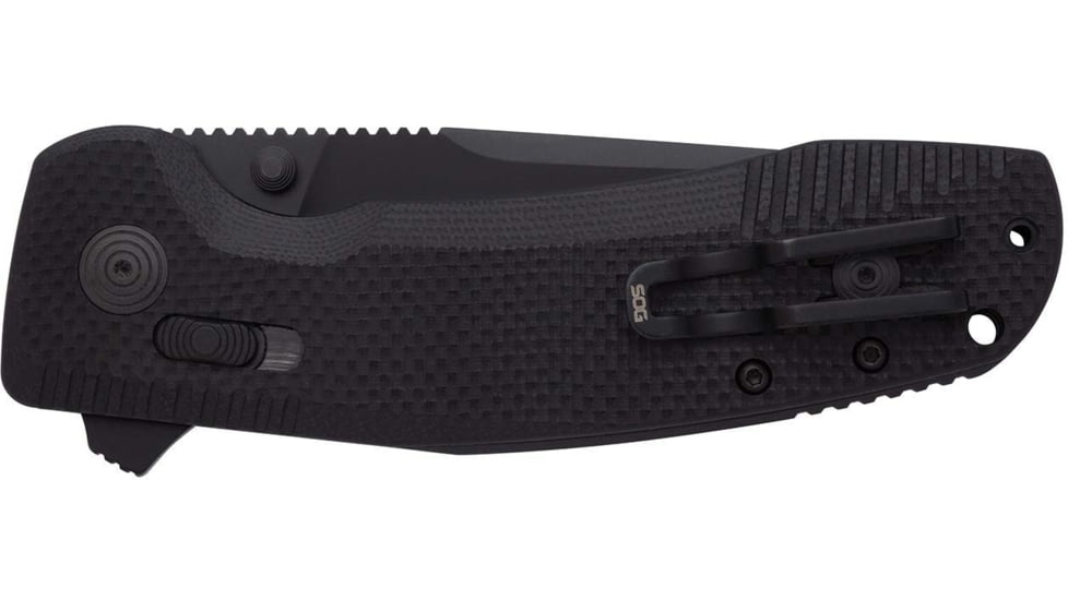 SOG Specialty Knives &amp; Tools -tac Xr Blackout Partially Serrated - 12-38-03-41