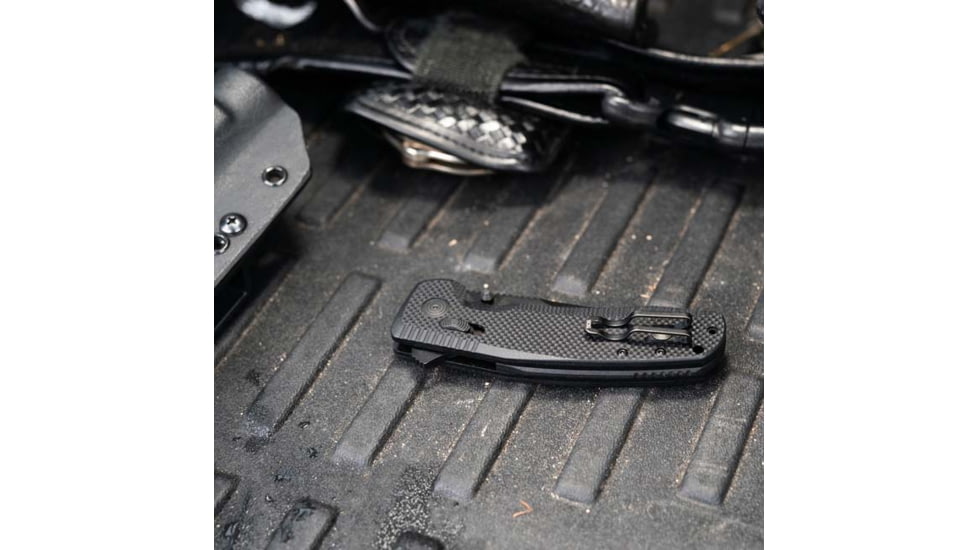 SOG Specialty Knives &amp; Tools -tac Xr Blackout Partially Serrated - 12-38-03-41