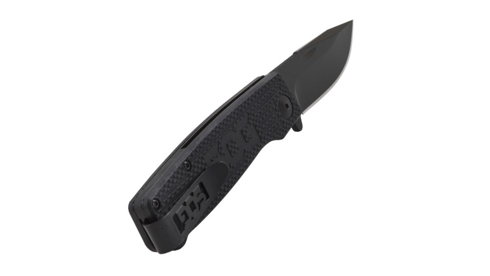SOG Specialty Knives &amp; Tools Terminus Folding Knife, Black, TM1002-BX