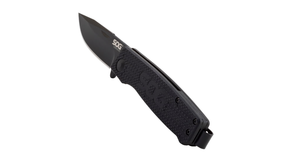 SOG Specialty Knives &amp; Tools Terminus Folding Knife, Black, TM1002-BX