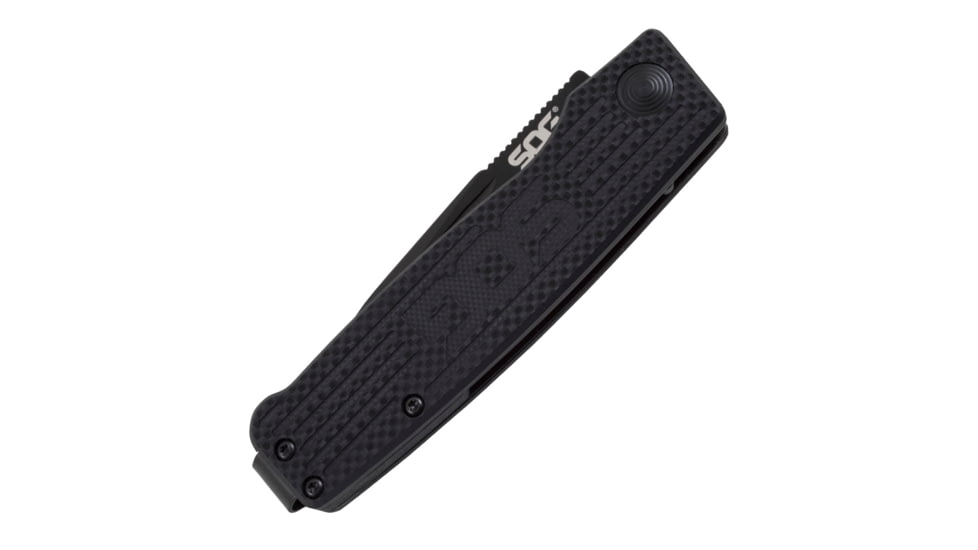 SOG Specialty Knives &amp; Tools Terminus Folding Knife, Black, TM1002-BX