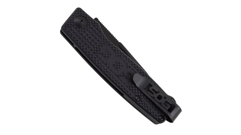 SOG Specialty Knives &amp; Tools Terminus Folding Knife, Black, TM1002-BX