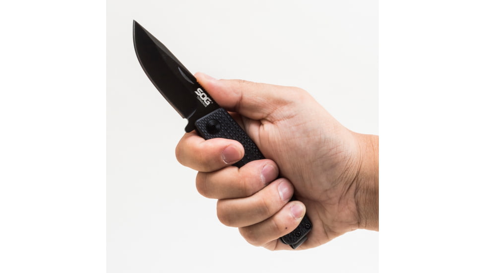 SOG Specialty Knives &amp; Tools Terminus Folding Knife, Black, TM1002-BX