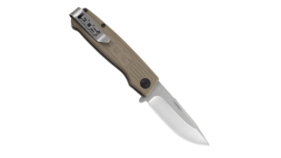 SOG Specialty Knives &amp; Tools Terminus Folding Knife, Satin, TM1001-BX