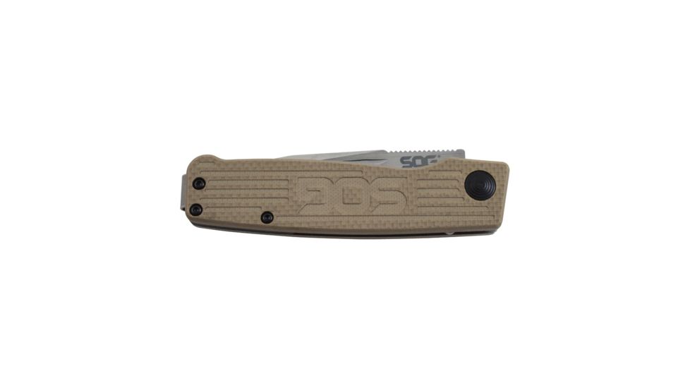SOG Specialty Knives &amp; Tools Terminus Folding Knife, Satin, TM1001-BX