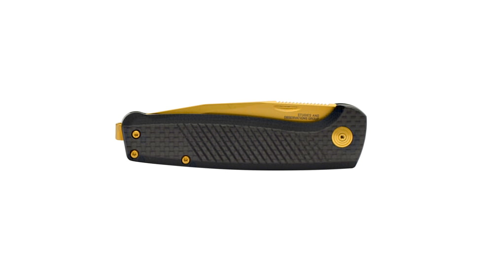 SOG Specialty Knives &amp; Tools Terminus Sj Lte - Carbon + Gold - TM1007-BX